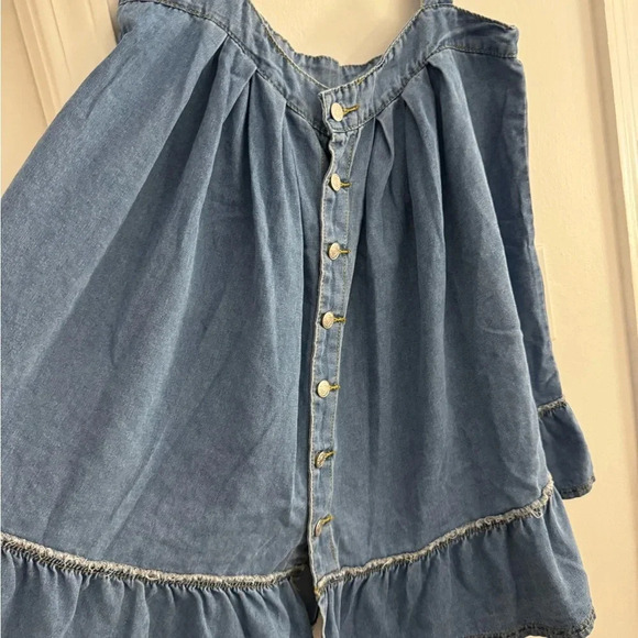 Denim Button Up Oversized Dress - Picture 3 of 3